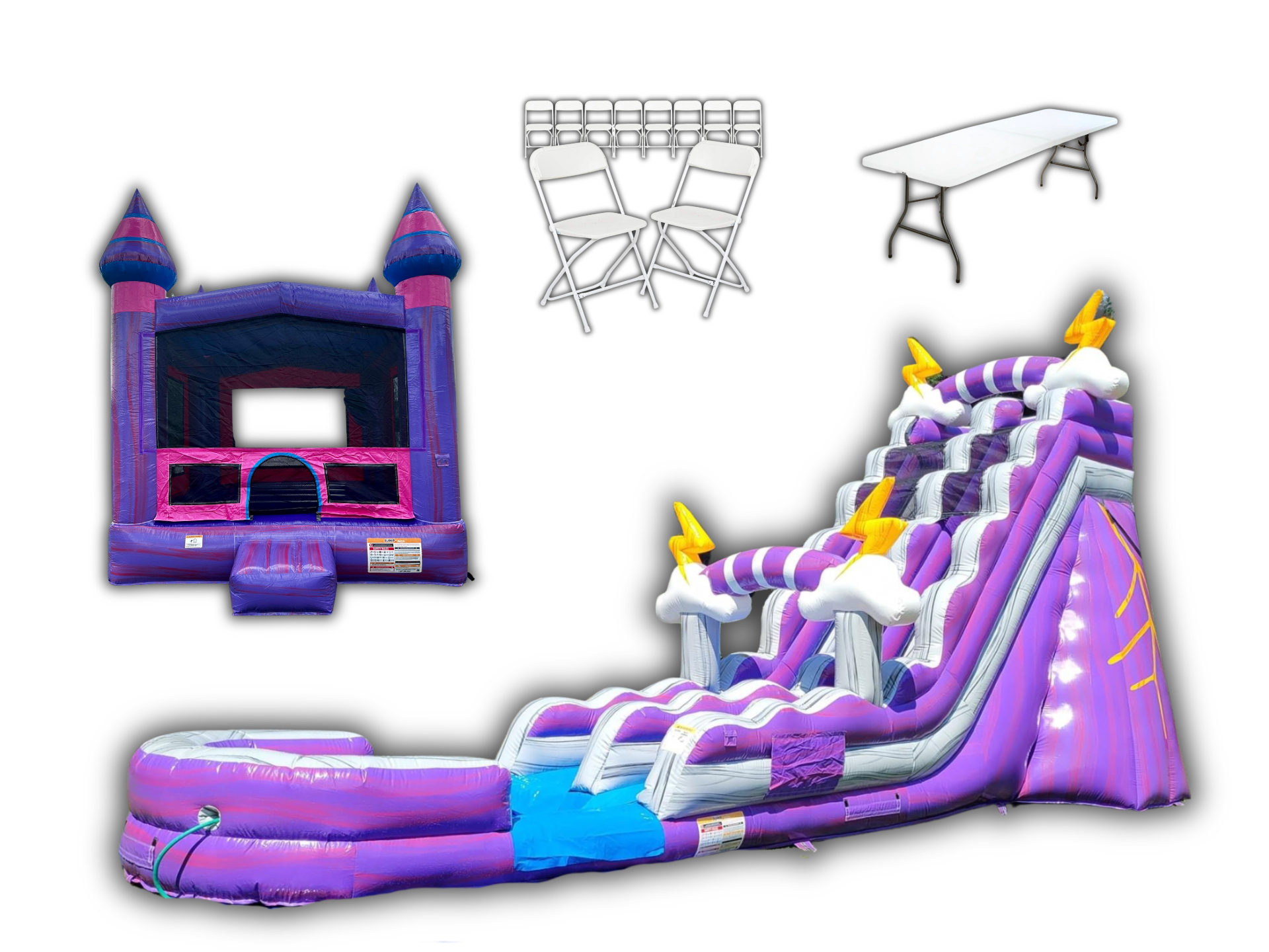 Party rental packages combining bounce houses and extras in Lakeland, FL