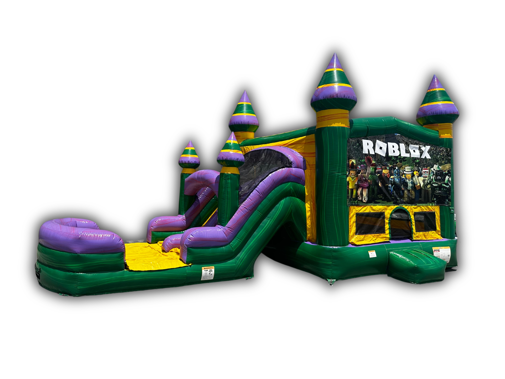 Themed bounce house combo unit with slide for parties in Lakeland, FL